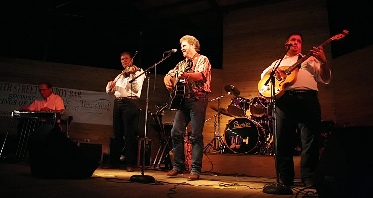 Darrell McCall performs at the 11th Street Cowboy Bar over Labor Day weekend.