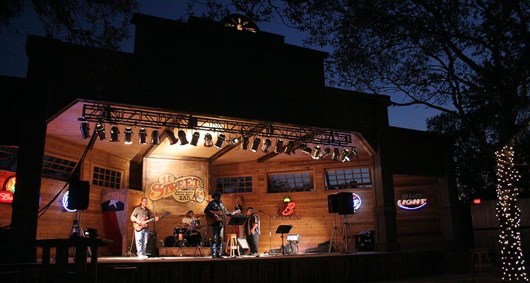 The Lost Honky Tonk Band performs at the 11th Street Cowboy Bar.